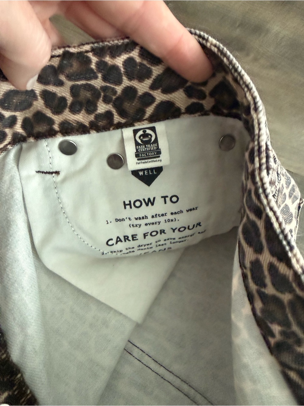 NWT Madewell the Darted Barrel Leg Leopard Cheetah Jeans Ankle Pants 23 24 - Picture 8 of 10